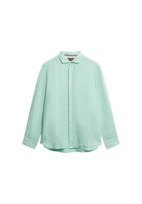 Superdry. - Hemd Langarmhemd - hellgrün