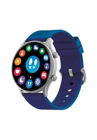 Atlanta by PARAGON - Fitnesstracker mit Silikonband für Damen & Herren mit Herzfrequenz, Puls, Blutdruck u.v.m. -  9726/5 (Blau) - Blau