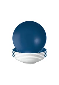 Seltmann Weiden Pasta- / Suppenteller Life Fashion ø 23,3 cm 6er Set - LIFE - blau