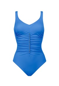 Charmline - Badeanzug, Raffungen, für Damen - 006 / BLACK