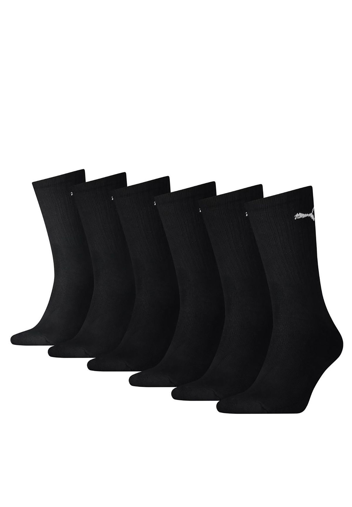 Sport Sportbekleidung PUMA® Unisex Sportsocken, 3 Paar - Short Crew Socks, Tennissocken, einfarbig