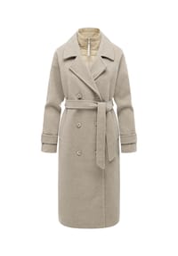 ragwear™ - Wintermantel Trenchie Felt Y - Dark Choco