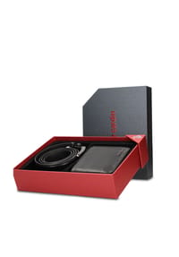 pierre cardin - Geldbörsen- und Gürtel-Set - Black