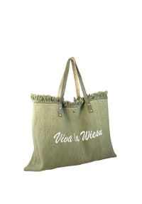 Allgäu Rebell - Schultertasche Viva la Wiesn perfekt zum Dirndl fürs Oktoberfest - grün