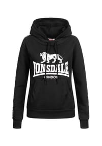 LONSDALE™ - Frauen Kapuzensweatshirt DIHEWYD - Black