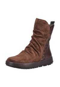 Think! - Veloursleder/Textil Stiefelette - Cacao
