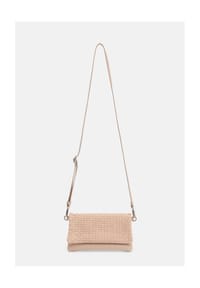 FREDsBRUDER - WEAVE HARMONY Clutch, Leder, Magnetdruckknopf, für Damen - 4012-STONE
