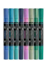 Faber-Castell - Acrylic Marker-Set, 8-teilig - BUNT, mehrfarbig