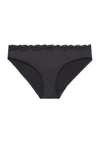 MANGUUN - Slip, Spitze, uni, für Damen - SCHWARZ