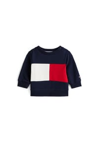 TOMMY HILFIGER - Newborn Sweatshirt, Rippbündchen, für Babys und Kleinkinder - BLUE