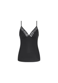 TRIUMPH - Schlafanzug-Oberteil Comfort Allure HW, Spaghetti-Träger, für Damen - 0004 BLACK