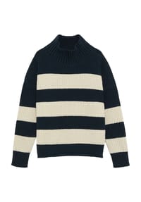 s.Oliver - Strickpullover, Stehkragen, für Kinder - 59X2 BLUE