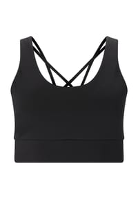 ENDURANCE ATHLECIA - Sport-BH Gaby mit mittelhohem Support und Quick-Dry-Funktion - 1001 Black