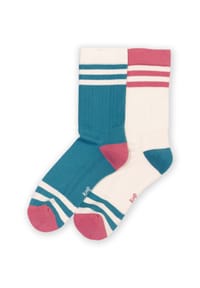 KITE - Damen Sportsocken mit Streifen Bio-Baumwolle - Bunt