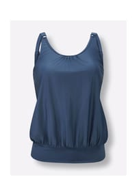 Witt - Oversized-Tankini-Top - dunkelblau