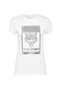 PLEIN SPORT - T-Shirt TIGER - white