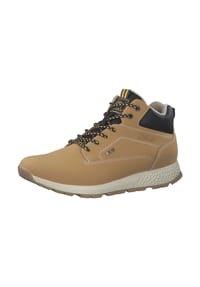 s.Oliver - Lederimitat/Textil Sneaker - Corn