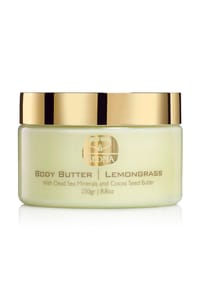 KEDMA - Feuchtigkeitsspendende Body Butter Lemongrass, 250g - weiß