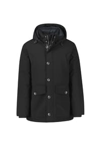 LERROS - Herren Wintermantel mit Kapuze - BLACK