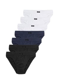 s.Oliver - Slip, 7er-Pack, Logo-Bund, für Herren - 7X BASIC