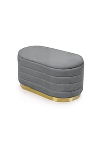 Akord - Bella Pouf mit Stauraum - altrosa