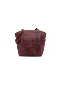 WILD LIFE - Shopper Büffelleder, für Damen - bordeaux