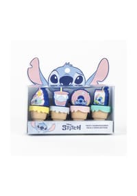 Disney - Stitch Marker Set – Neonmarker für Schule, Uni und Bullet Journal - Blau 14x13x3,2 cm