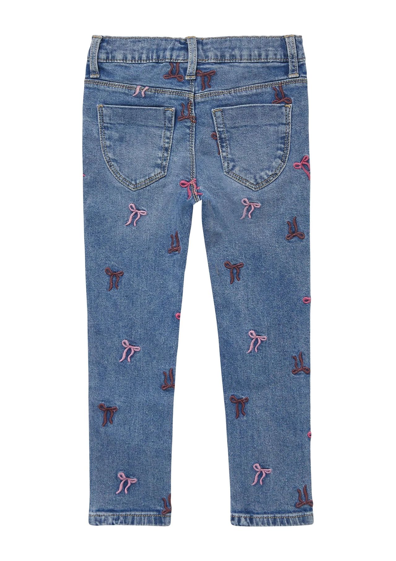 S.Oliver Jeanshose, Stickerei, FüR Kinder, Blau, 122