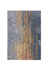 Arte Espina - Wohnzimmer Teppich – Kurzflorteppich Blaze 325 115 x 170 cm in beige - blau - beige - blau