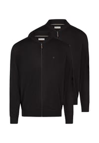 Redmond - Strickjacke 2er Pack Basic - Schwarz