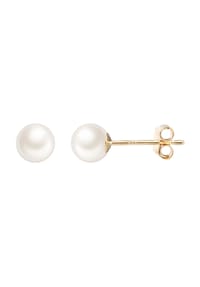 XENOX - Damen Ohrstecker, 375er Gelbgold - GOLD