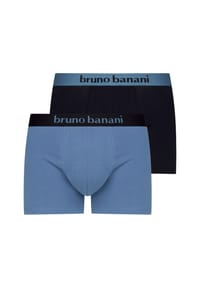 bruno banani - Retro Short / Pant 2er Pack Flowing - Blau / Schwarz