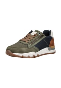 TOM TAILOR - Lederimitat/Textil Sneaker - Khaki