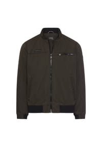 camel active - Leichte Bomberjacke mit Strickbund - Braun