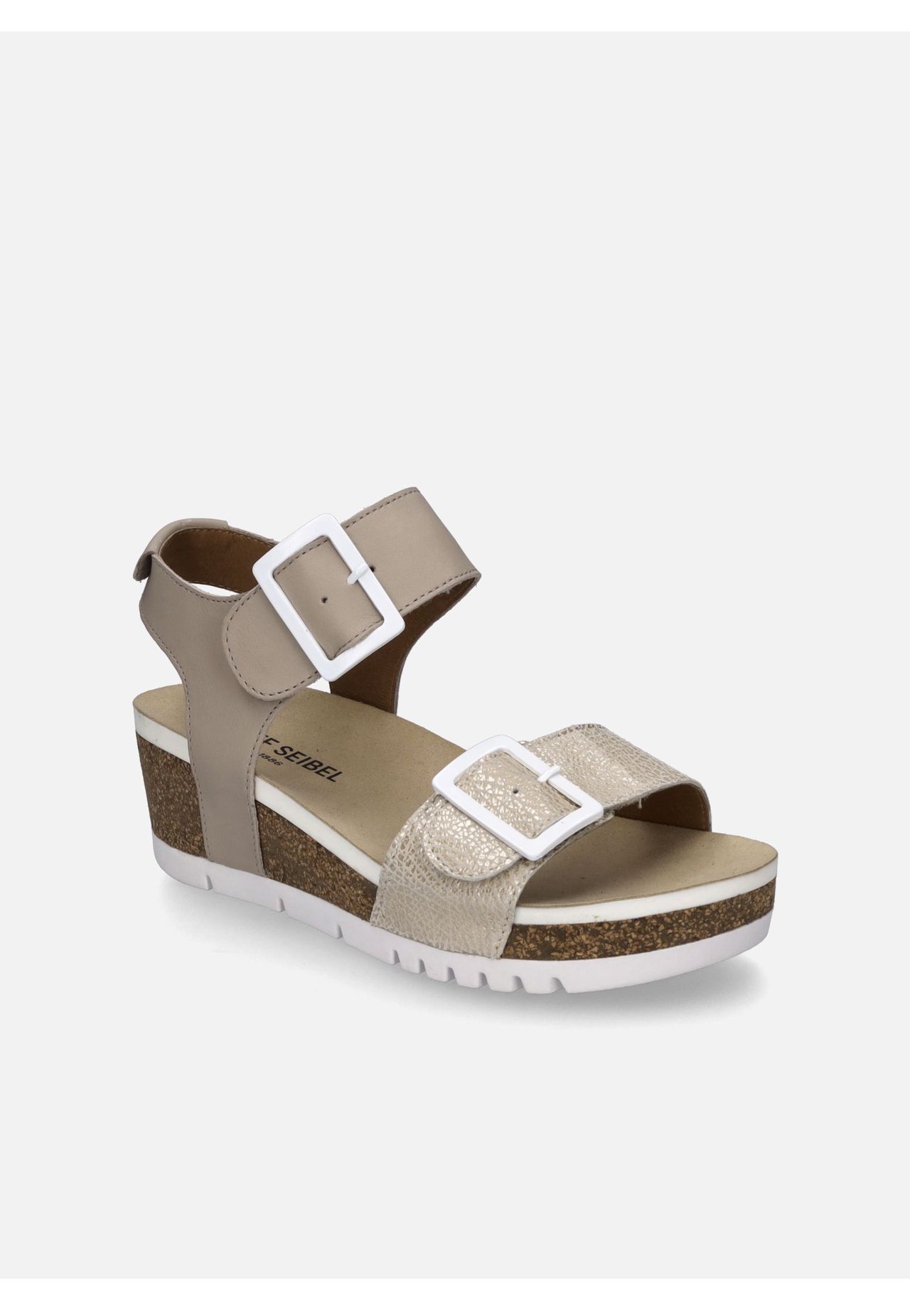 Seibel Sandaletten "Quinn 02", Keilabsatz, Leder, FüR Damen, Beige, 39