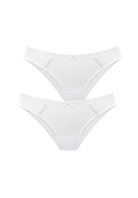 LASCANA - Slip Sara, 2er-Pack, für Damen - 624 2X BLACK