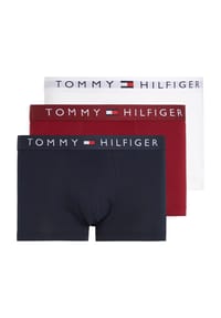 TOMMY HILFIGER - Original Pants, 3er-Pack, Logo-Bund, für Herren - 0SZ BLUE/RED/WHITE