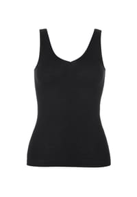 HANRO - Top Woolen Silk - black