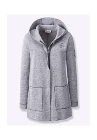 Witt - Strickfleece-Jacke - anthrazit-meliert