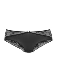 LASCANA - Vittoria Slip, Spitzen-Details, Zierschleife, für Damen - 4215 BLACK