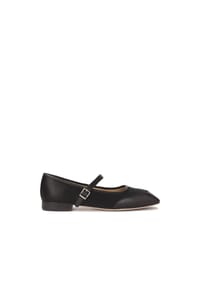 KAZAR STUDIO - Schwarze Mary Jane Pumps mit flachem Absatz - Schwarz