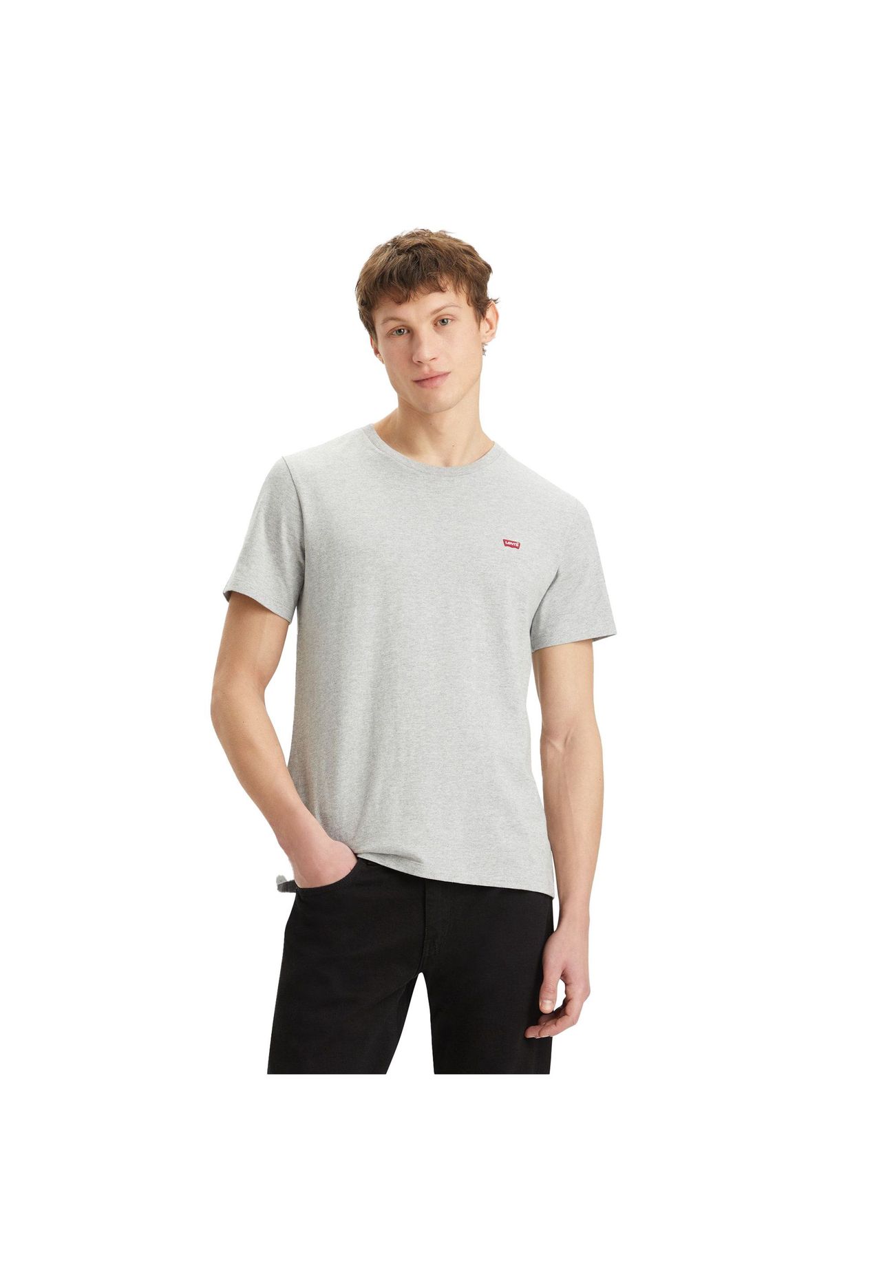 Levi's® T-Shirt, Logo-Patch, FüR Herren, Grau, L