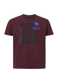 Charles Colby - T-Shirt EARL ALBAN - dunkelrot