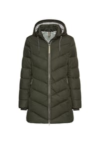 camel active - Wattierte Jacke mit abnehmbarer Kapuze - Lila