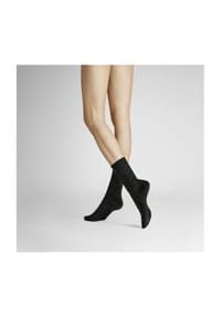 Hudson - Socken, Rippstruktur, für Damen - 0005 BLACK