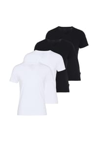 JOOP! - Unterhemd / Shirt Kurzarm 4er Pack Everyday - Schwarz
