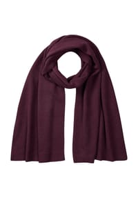 GALERIA - Cashmere-Schal, 40x180 cm, Rippe, für Damen - BLACK KD/C7402A