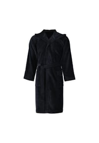 VOSSEN® - Bademäntel unisex Kapuze Texas schwarz - 7900 - schwarz