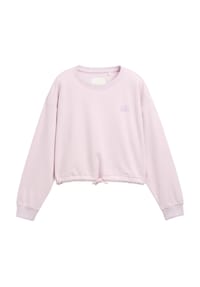 TOM TAILOR - Sweatshirt, Cropped Fit, Tunnelzug, für Kinder - 37172 PALE SPRING