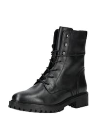 GEOX - Leder Stiefelette - Schwarz